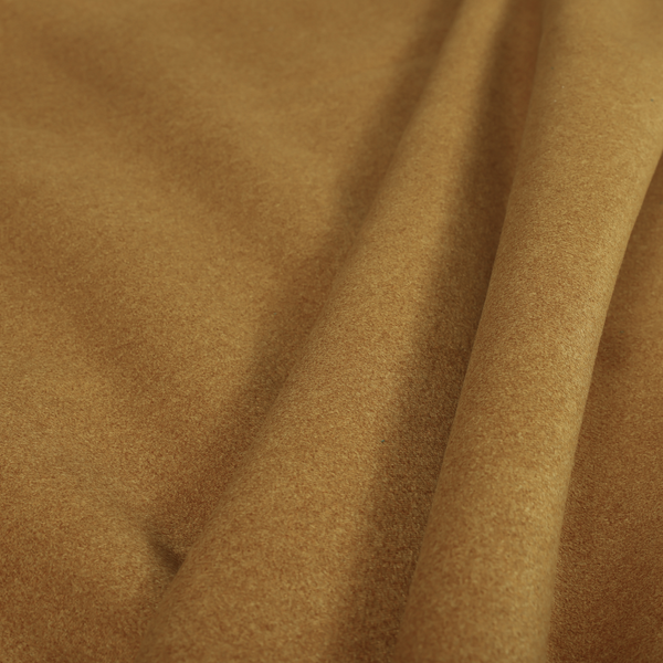 Modena Soft Velvet Material Furnishing Fabric Gold Colour - Made To Measure Curtains