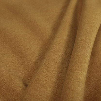 Modena Soft Velvet Material Furnishing Fabric Gold Colour - Made To Measure Curtains