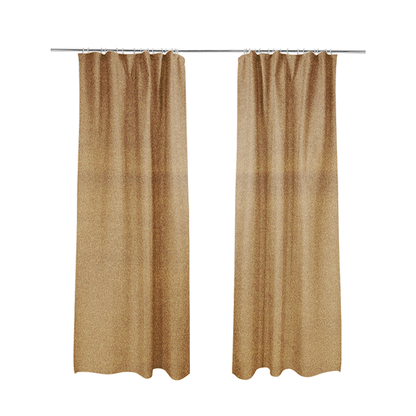 Modena Soft Velvet Material Furnishing Fabric Gold Colour - Made To Measure Curtains