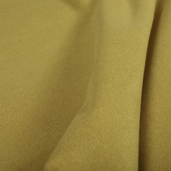 Modena Soft Velvet Material Furnishing Fabric Yellow Colour - Roman Blinds