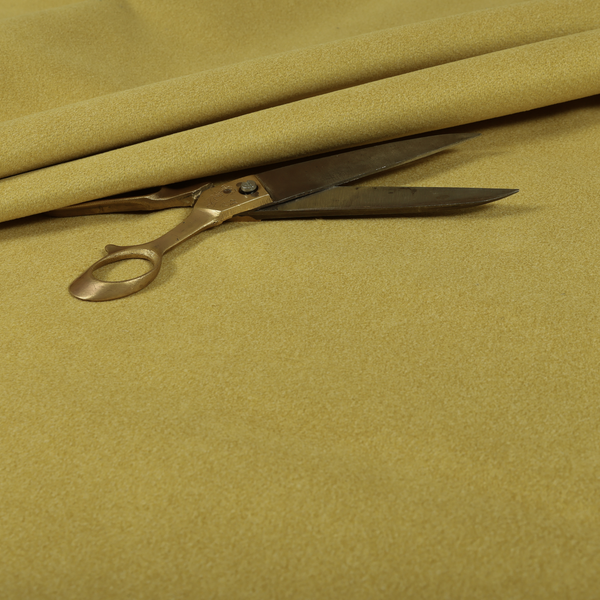 Modena Soft Velvet Material Furnishing Fabric Yellow Colour - Made To Measure Curtains