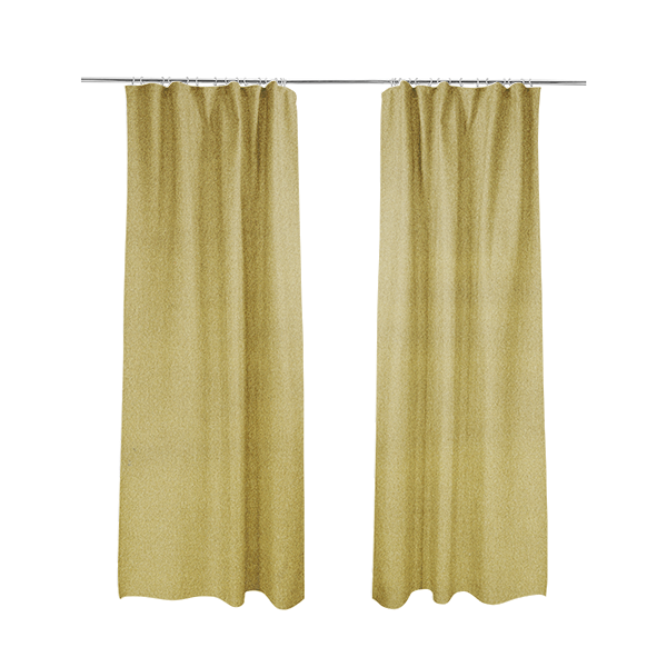 Modena Soft Velvet Material Furnishing Fabric Yellow Colour - Made To Measure Curtains