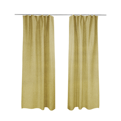 Modena Soft Velvet Material Furnishing Fabric Yellow Colour - Made To Measure Curtains