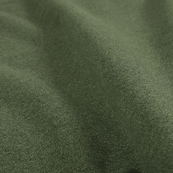 Modena Soft Velvet Material Furnishing Fabric Dark Green Colour - Roman Blinds