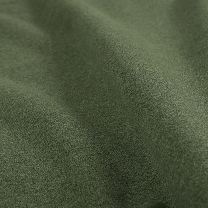 Modena Soft Velvet Material Furnishing Fabric Dark Green Colour - Made To Measure Curtains