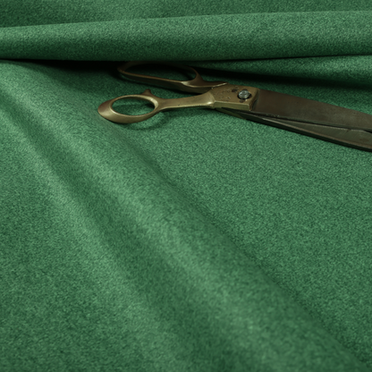 Modena Soft Velvet Material Furnishing Fabric Apple Green Colour - Roman Blinds