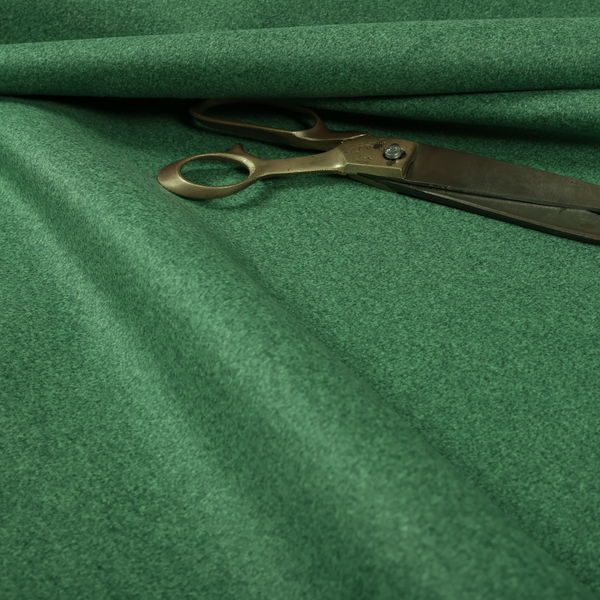 Modena Soft Velvet Material Furnishing Fabric Apple Green Colour