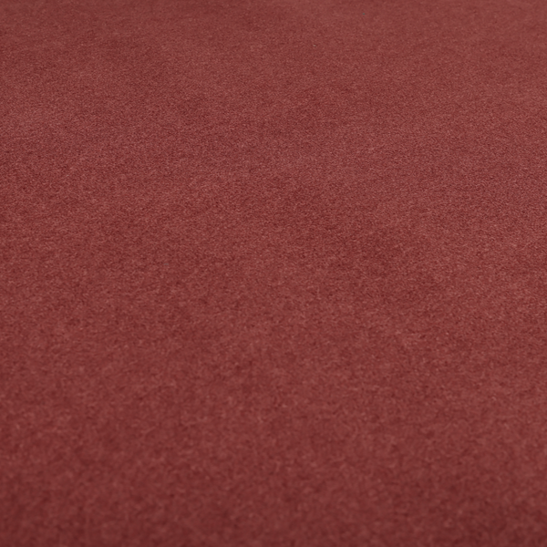 Modena Soft Velvet Material Furnishing Fabric Red Colour