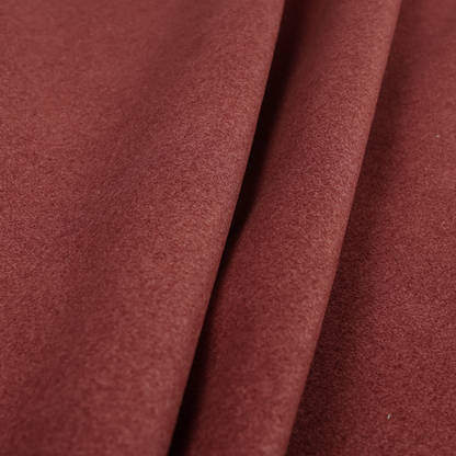 Modena Soft Velvet Material Furnishing Fabric Red Colour - Roman Blinds