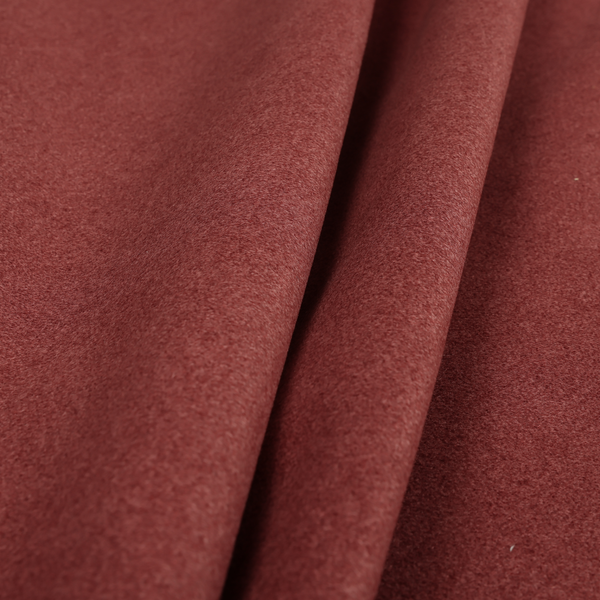 Modena Soft Velvet Material Furnishing Fabric Red Colour