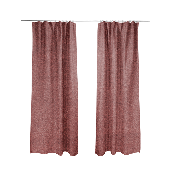 Modena Soft Velvet Material Furnishing Fabric Red Colour - Made To Measure Curtains