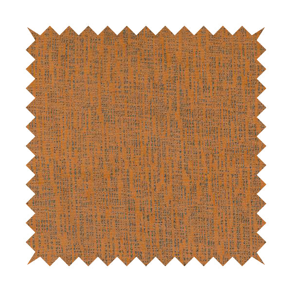 Monarch Beautifully Woven Soft Textured Semi Plain Chenille Material Orange Upholstery Fabrics - Roman Blinds