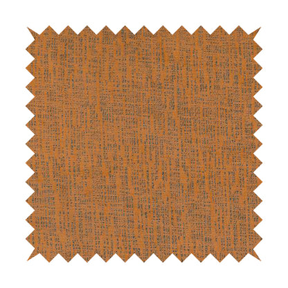 Monarch Beautifully Woven Soft Textured Semi Plain Chenille Material Orange Upholstery Fabrics - Made To Measure Curtains