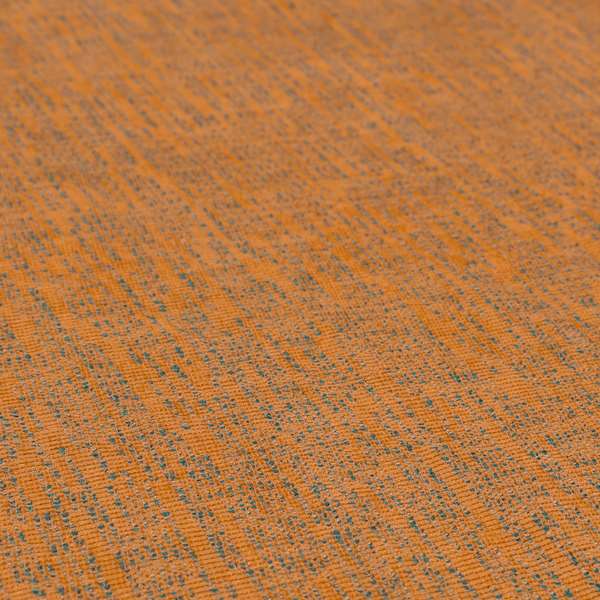 Monarch Beautifully Woven Soft Textured Semi Plain Chenille Material Orange Upholstery Fabrics - Made To Measure Curtains