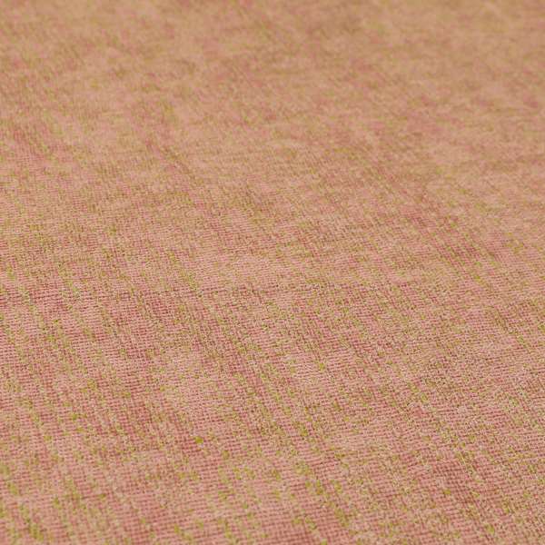 Monarch Beautifully Woven Soft Textured Semi Plain Chenille Material Pink Upholstery Fabrics - Roman Blinds