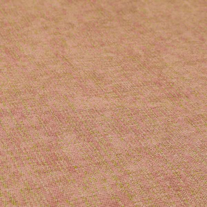 Monarch Beautifully Woven Soft Textured Semi Plain Chenille Material Pink Upholstery Fabrics - Made To Measure Curtains