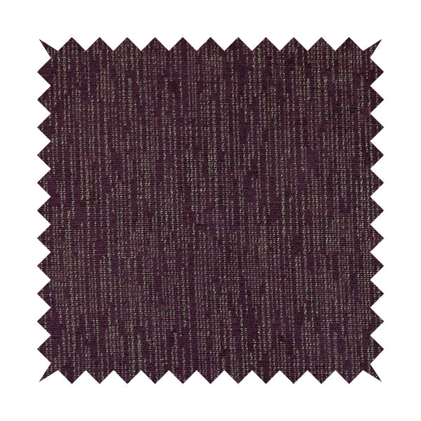 Monarch Beautifully Woven Soft Textured Semi Plain Chenille Material Purple Upholstery Fabrics - Made To Measure Curtains