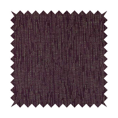 Monarch Beautifully Woven Soft Textured Semi Plain Chenille Material Purple Upholstery Fabrics - Made To Measure Curtains