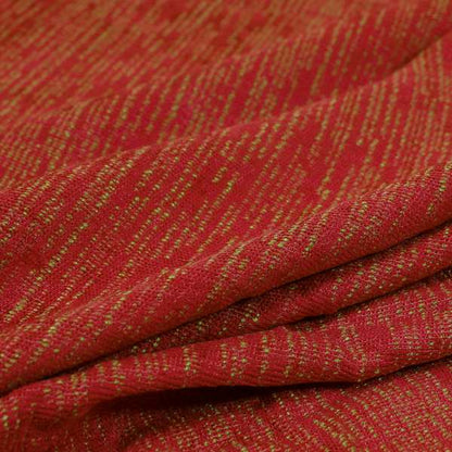 Monarch Beautifully Woven Soft Textured Semi Plain Chenille Material Red Burgundy Upholstery Fabrics - Made To Measure Curtains