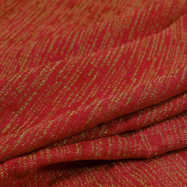 Monarch Beautifully Woven Soft Textured Semi Plain Chenille Material Red Burgundy Upholstery Fabrics - Handmade Cushions