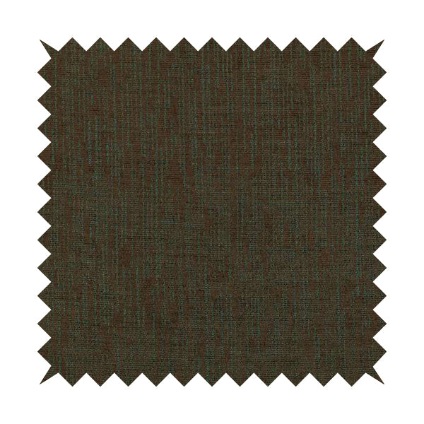 Monarch Beautifully Woven Soft Textured Semi Plain Chenille Material Brown Upholstery Fabrics - Made To Measure Curtains