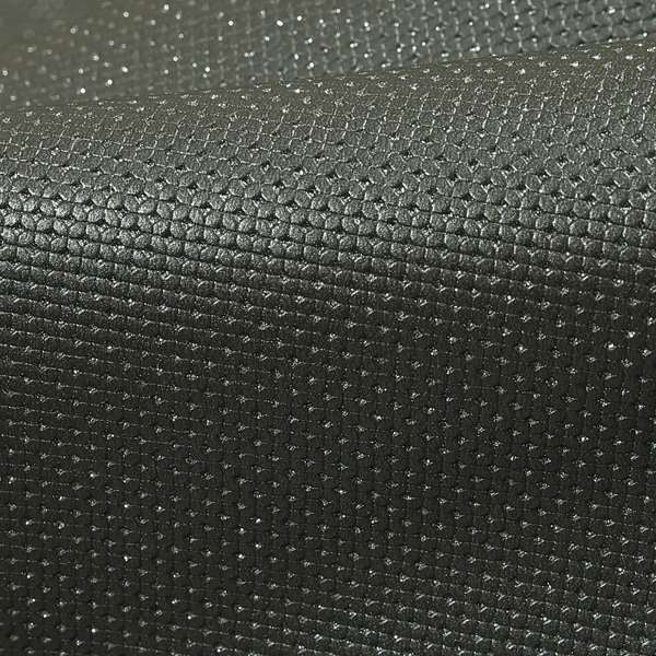 Monroe Sparkle Faux Leather Upholstery Fabric In Silver Colour