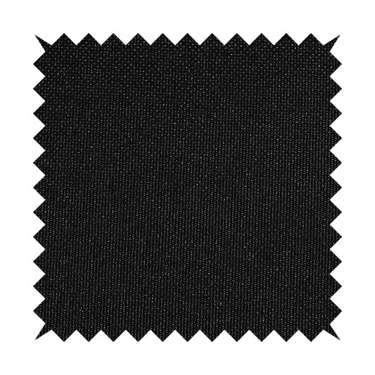 Monroe Sparkle Faux Leather Upholstery Fabric In Black Colour