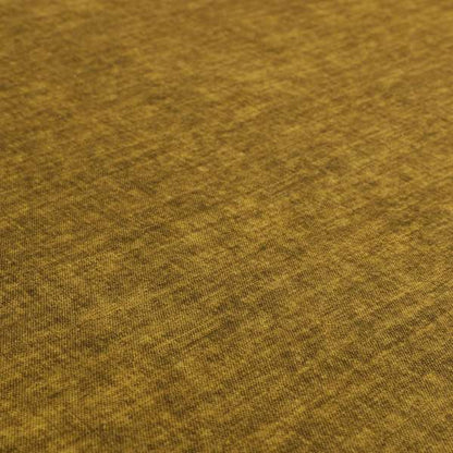 Muse Aged Finish Effect Soft Velvet Upholstery Furnishing Fabric Yellow Colour - Roman Blinds