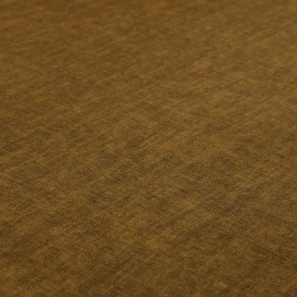 Muse Aged Finish Effect Soft Velvet Upholstery Furnishing Fabric Tan Brown Colour - Roman Blinds