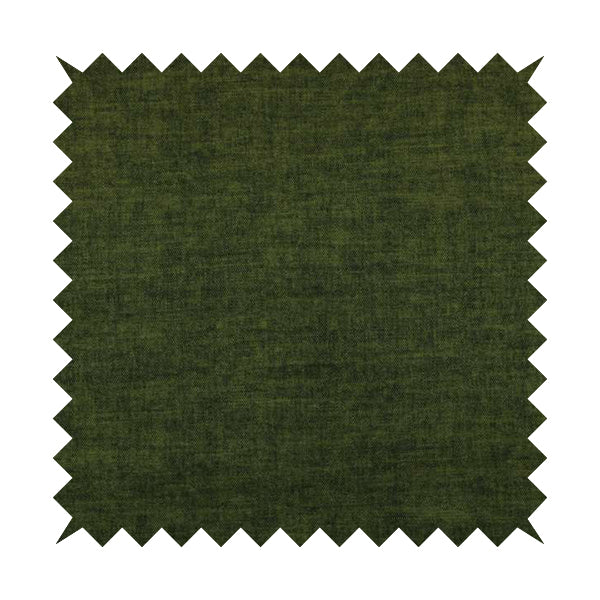 Muse Aged Finish Effect Soft Velvet Upholstery Furnishing Fabric Green Colour - Roman Blinds