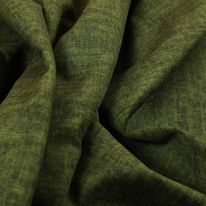 Muse Aged Finish Effect Soft Velvet Upholstery Furnishing Fabric Green Colour - Roman Blinds