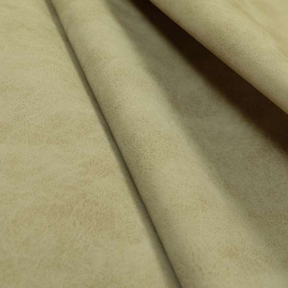 Nappatex Aged Finished Matt Faux Leather Vinyl In Cream Colour Upholstery Fabrics
