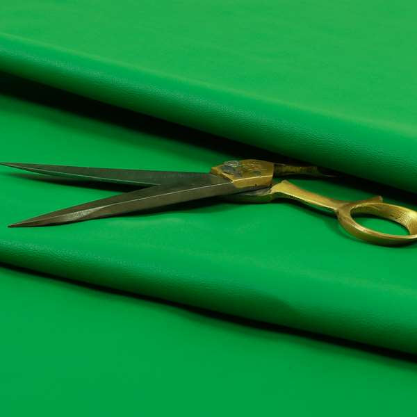 Native Faux Leatherette Upholstery Fabrics In Green Colour