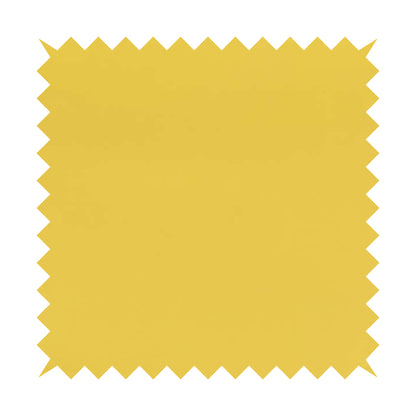 Native Faux Leatherette Upholstery Fabrics In Yellow Mustard Colour