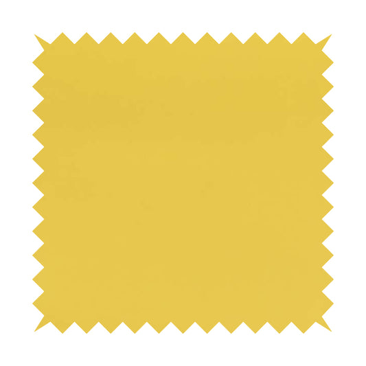 Native Faux Leatherette Upholstery Fabrics In Yellow Mustard Colour