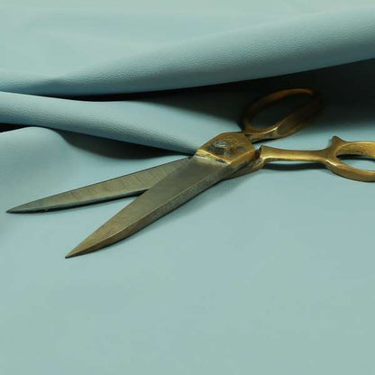 Native Faux Leatherette Upholstery Fabrics In Baby Blue Colour