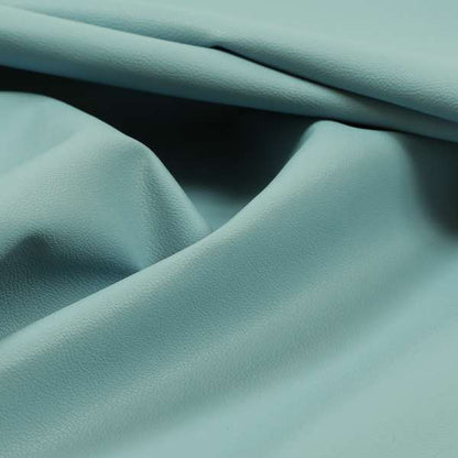 Native Faux Leatherette Upholstery Fabrics In Baby Blue Colour