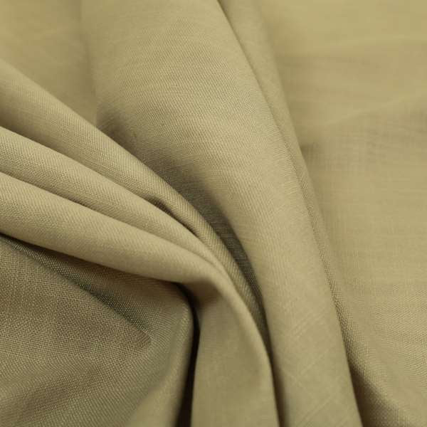 Natural Flat Weave Plain Upholstery Fabric In Beige Colour - Made To Measure Curtains