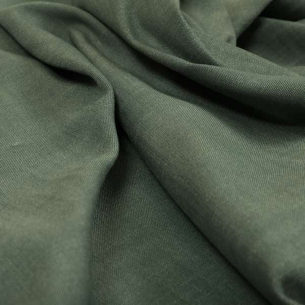 Natural Flat Weave Plain Upholstery Fabric In Charcoal Grey Colour - Made To Measure Curtains