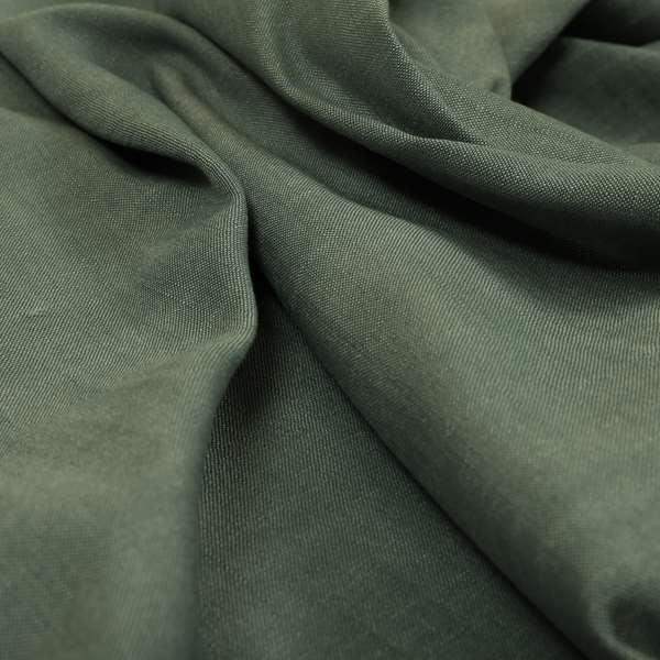 Natural Flat Weave Plain Upholstery Fabric In Charcoal Grey Colour
