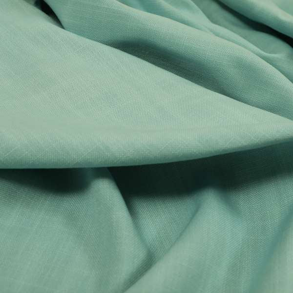 Natural Flat Weave Plain Upholstery Fabric In Light Blue Colour