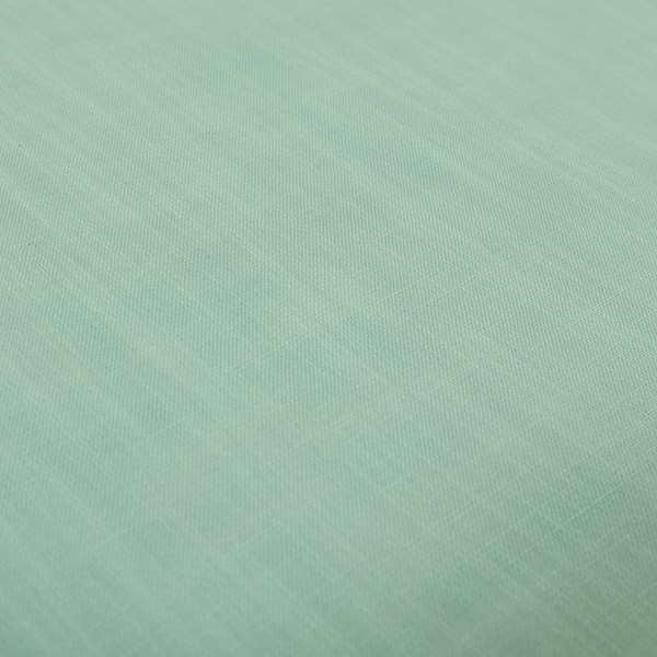 Natural Flat Weave Plain Upholstery Fabric In Light Blue Colour - Handmade Cushions