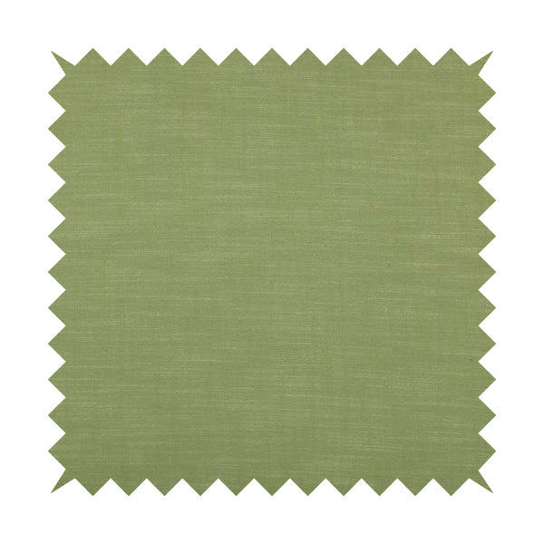 Natural Flat Weave Plain Upholstery Fabric In Lime Green Colour