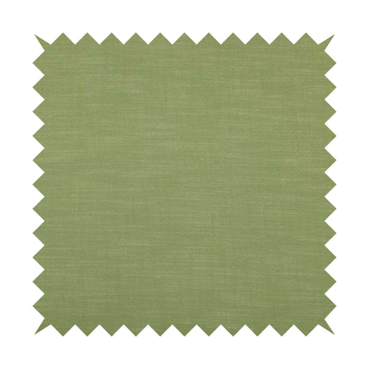 Natural Flat Weave Plain Upholstery Fabric In Lime Green Colour