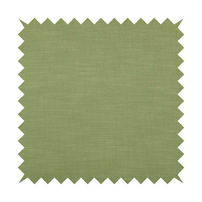Natural Flat Weave Plain Upholstery Fabric In Lime Green Colour - Handmade Cushions