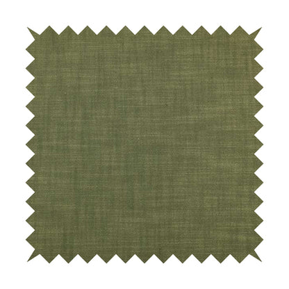 Natural Flat Weave Plain Upholstery Fabric In Green Colour - Handmade Cushions