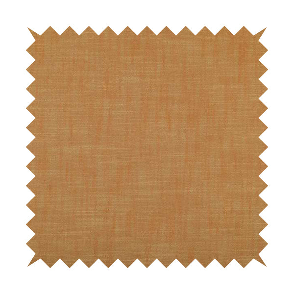 Natural Flat Weave Plain Upholstery Fabric In Orange Colour - Made To Measure Curtains