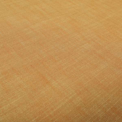 Natural Flat Weave Plain Upholstery Fabric In Orange Colour - Made To Measure Curtains