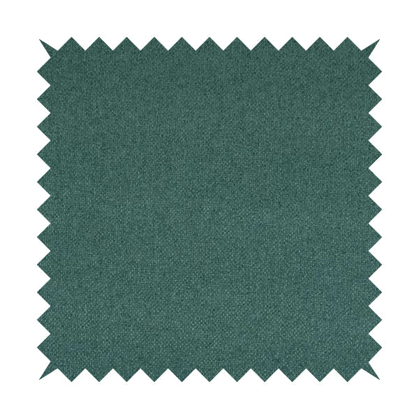 Nepal Basketweave Soft Velour Textured Upholstery Furnishing Fabric Teal Colour