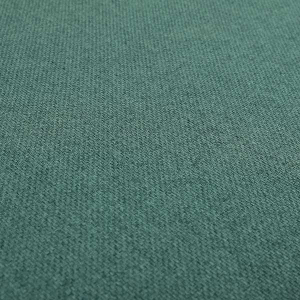 Nepal Basketweave Soft Velour Textured Upholstery Furnishing Fabric Teal Colour